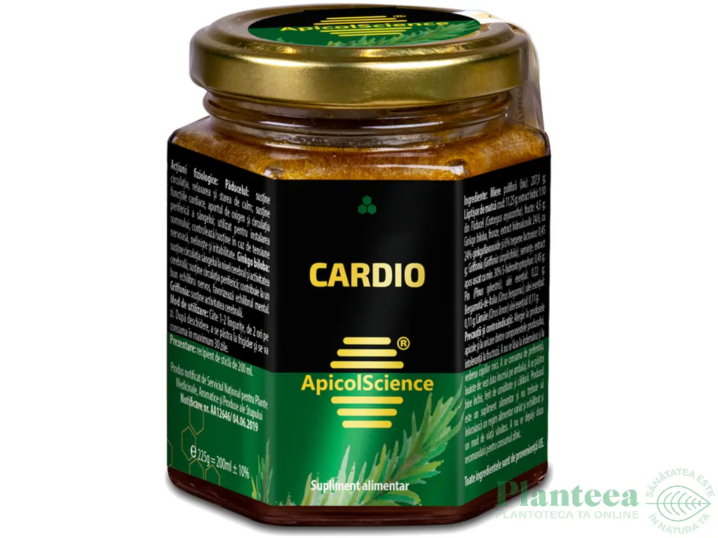 Remediu apicol Cardio 225g - APICOL SCIENCE
