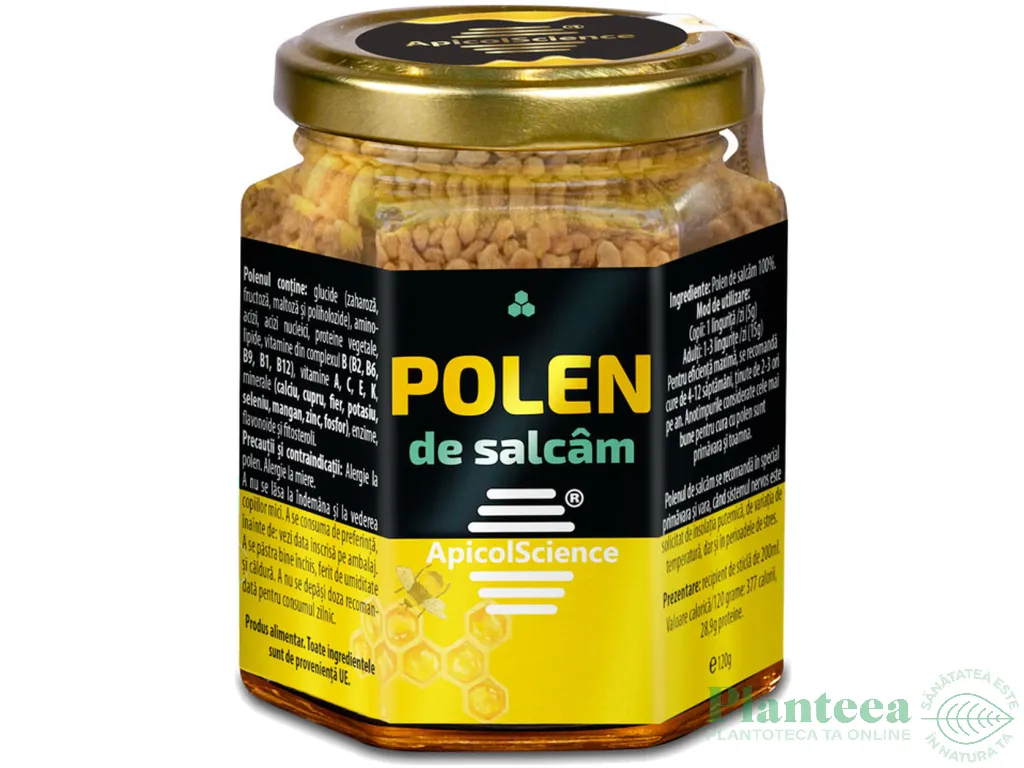 Polen salcam uscat granule 120g - APICOL SCIENCE