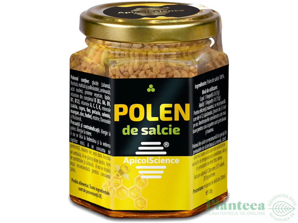 Polen salcie uscat granule 120g - APICOL SCIENCE