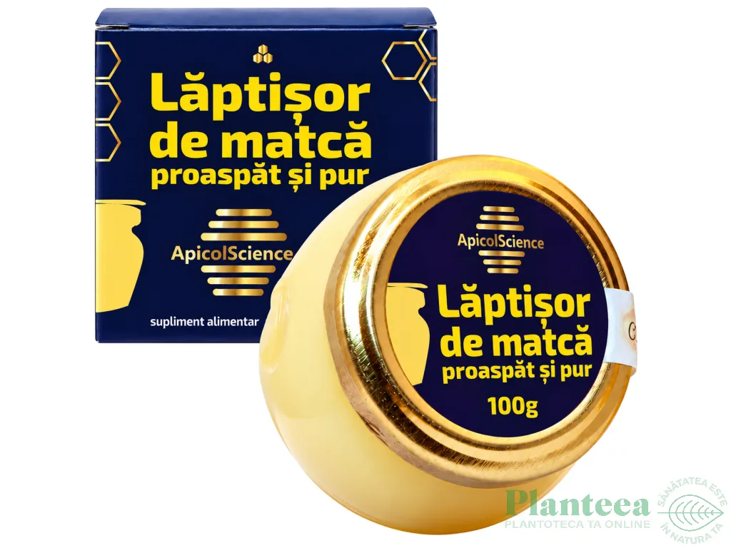 Laptisor matca pur proaspat 100g - APICOL SCIENCE