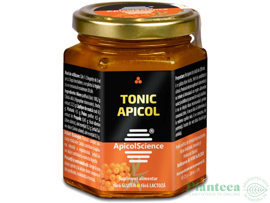 Remediu apicol Tonic apicol 225g - APICOL SCIENCE