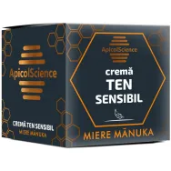 Crema ten sensibil miere manuka 50ml - APICOL SCIENCE