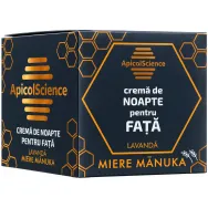 Crema noapte fata miere manuka lavanda 50ml - APICOL SCIENCE