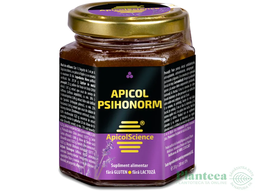 Remediu apicol Apicol Psihonorm 230g - APICOL SCIENCE