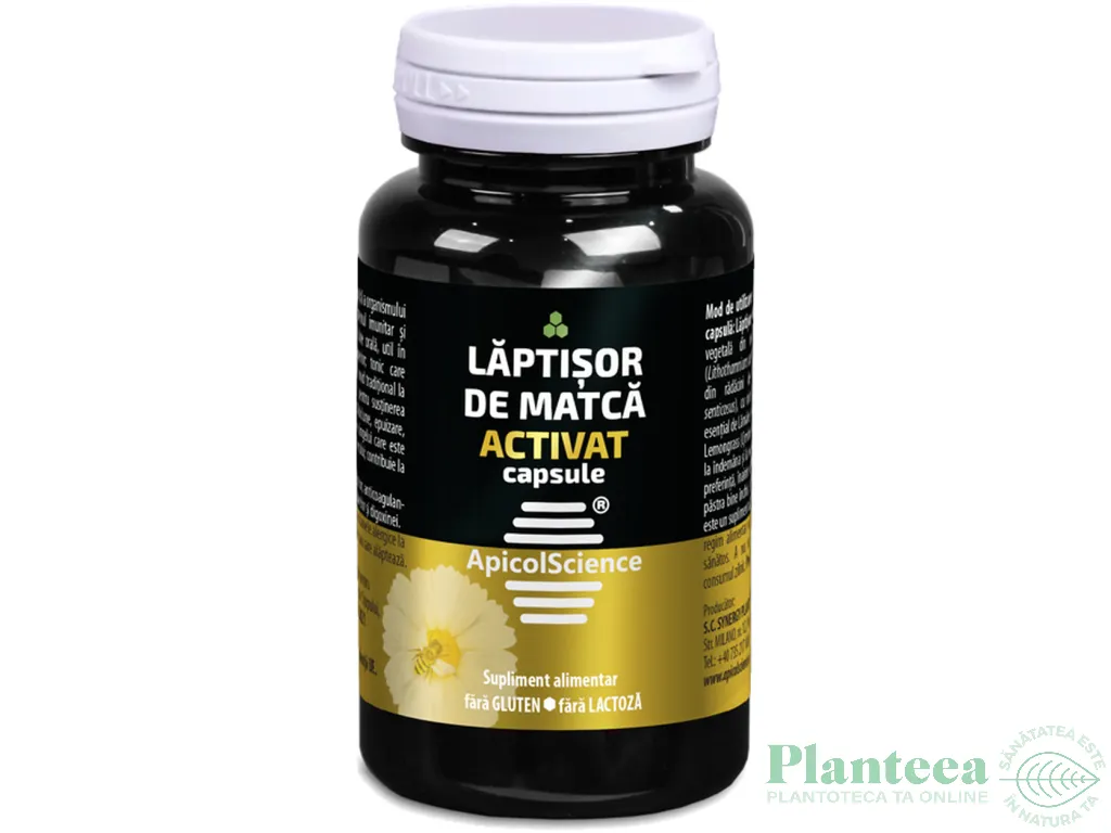 Laptisor matca activat 60cps - APICOL SCIENCE