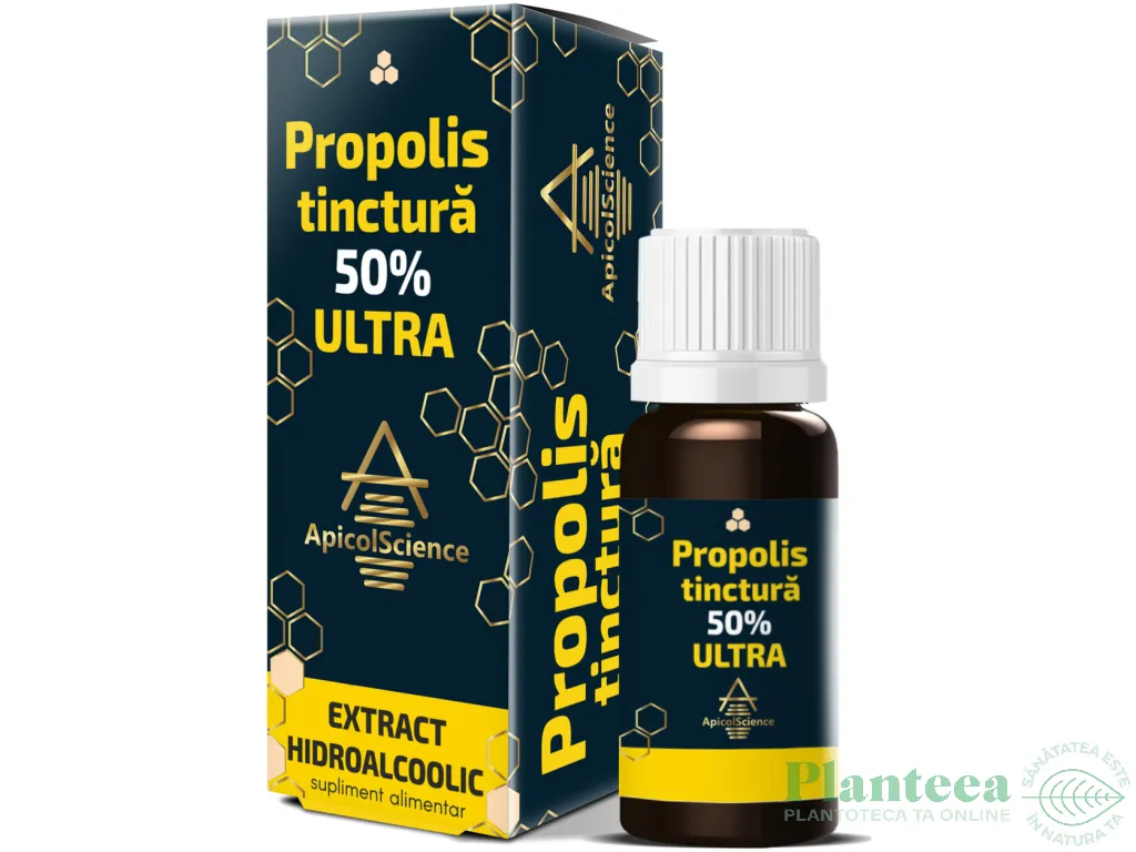 Tinctura propolis 50% Ultra 10ml - APICOL SCIENCE
