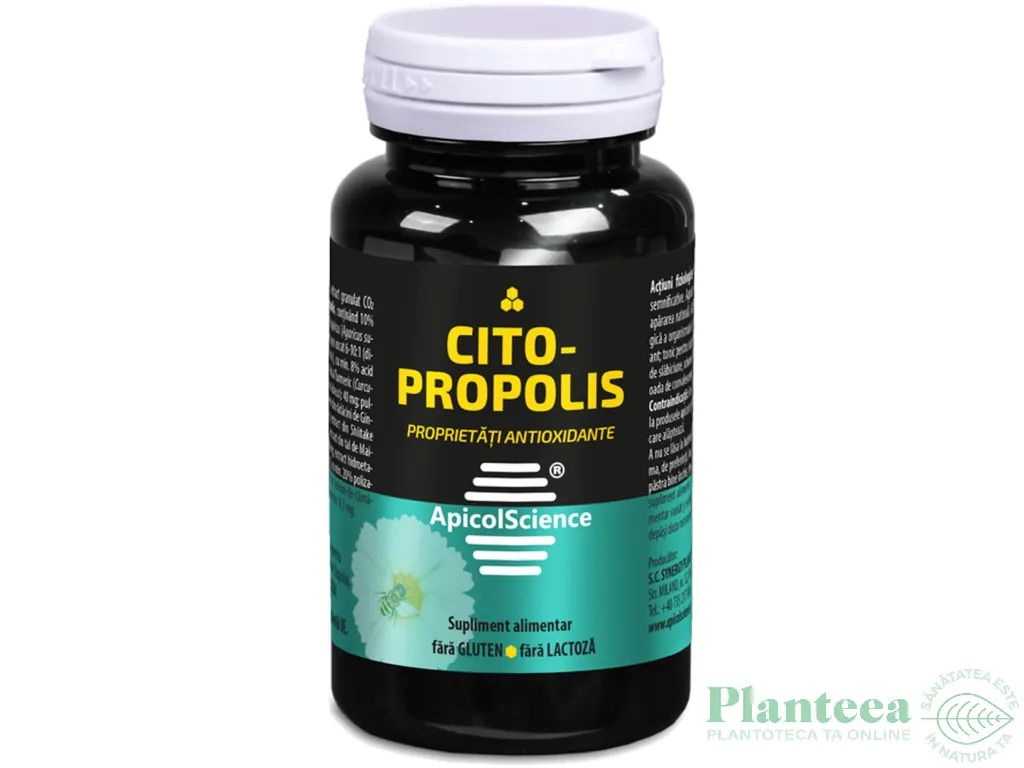 Cito~Propolis proprietati antioxidante 60cps - APICOL SCIENCE