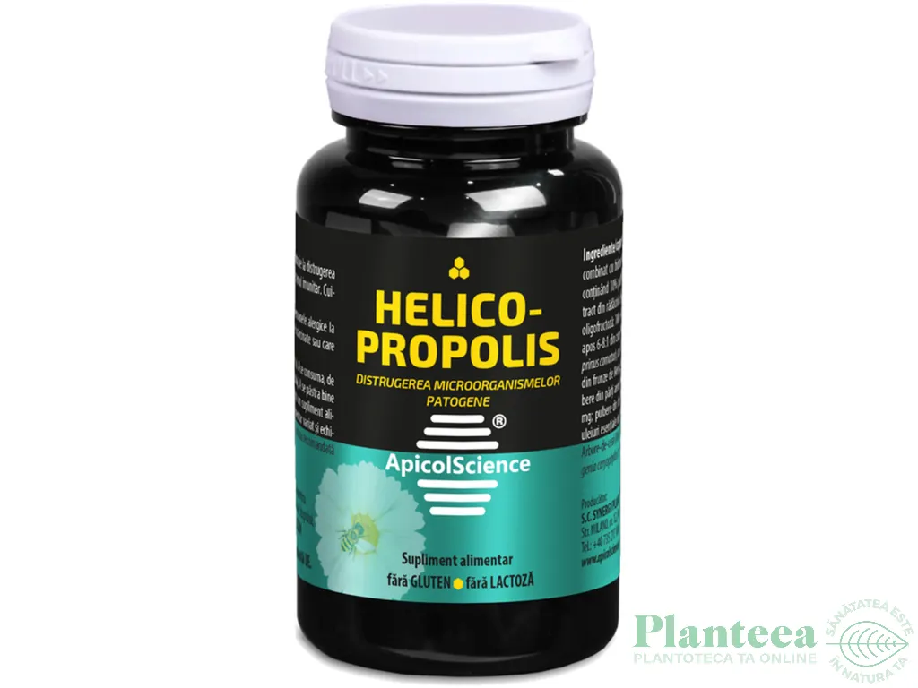 Helico~Propolis 60cps - APICOL SCIENCE