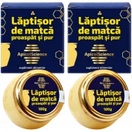 Set Laptisor matca pur proaspat 2x100g - APICOL SCIENCE