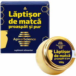 Laptisor matca pur proaspat 1x100g - APICOL SCIENCE