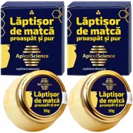 Set Laptisor matca pur proaspat 2x30g - APICOL SCIENCE