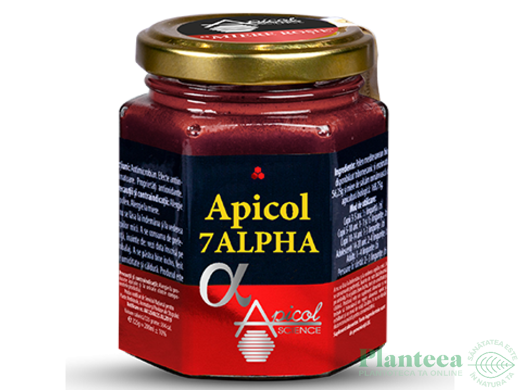 Miere rosie Apicol 7alpha 200ml - APICOL SCIENCE