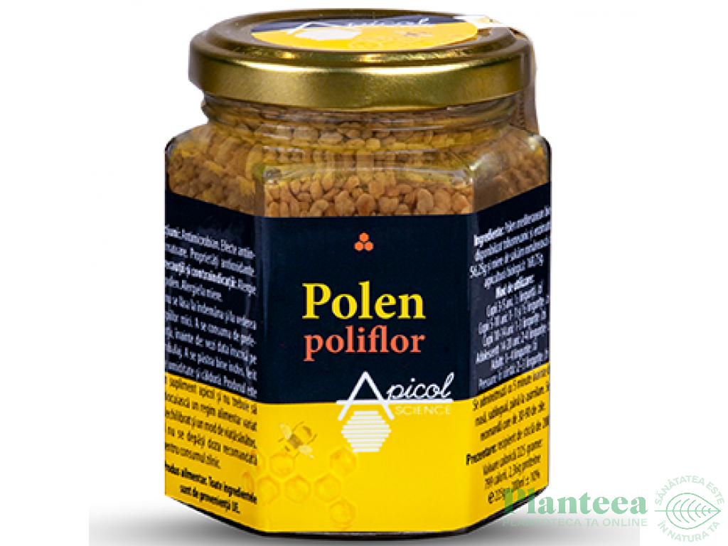 Polen poliflor uscat granule 120g - APICOL SCIENCE