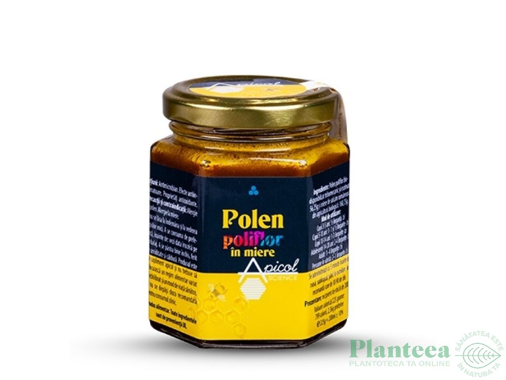 Polen poliflor in miere 225g - APICOL SCIENCE