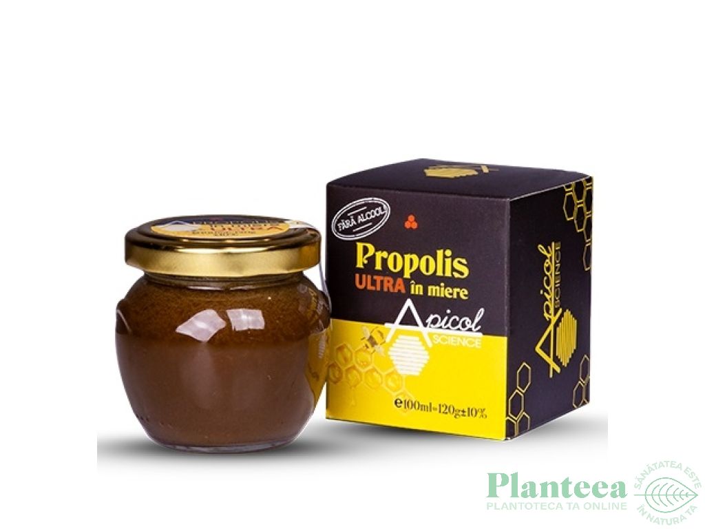 Propolis ultra in miere 120g - APICOL SCIENCE