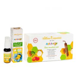 Pachet ApiJunior [Tonic imunitate 20fl+Spray gat propolis 20ml] 2b - ALBINA CARPATINA