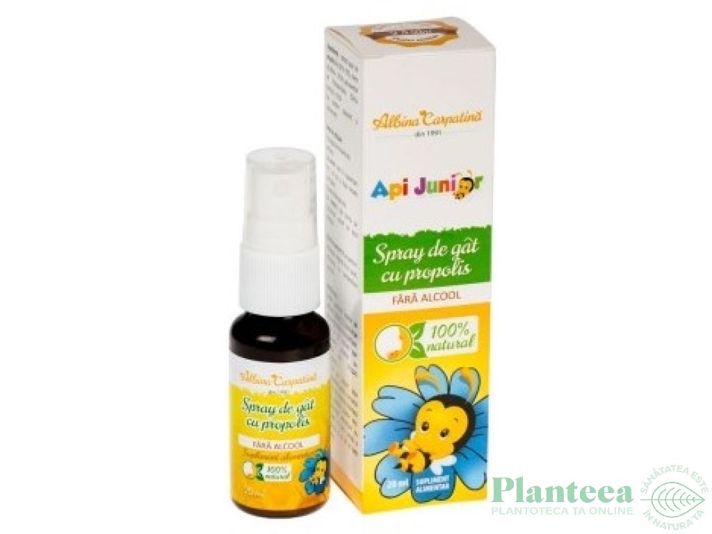 Spray gat propolis ApiJunior 20ml - ALBINA CARPATINA