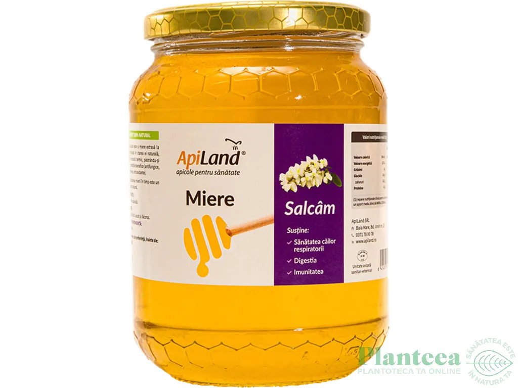 Miere salcam cruda conventional 1kg - APILAND
