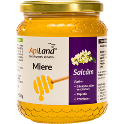 Miere salcam cruda conventional 500g - APILAND