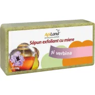 Sapun exfoliant miere verbina 150g - APILAND