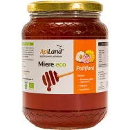 Miere poliflora cruda eco 1kg - APILAND