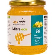 Miere tei cruda eco 500g - APILAND
