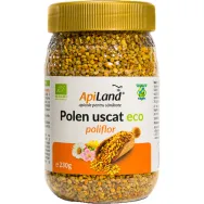 Polen uscat poliflor granule eco borcan 230g - APILAND