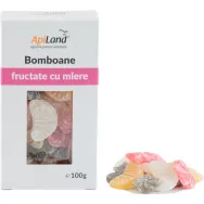 Bomboane miere mix fructe 100g - APILAND