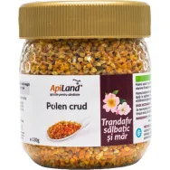 Polen crud trandafir salbatic mar 130g - APILAND