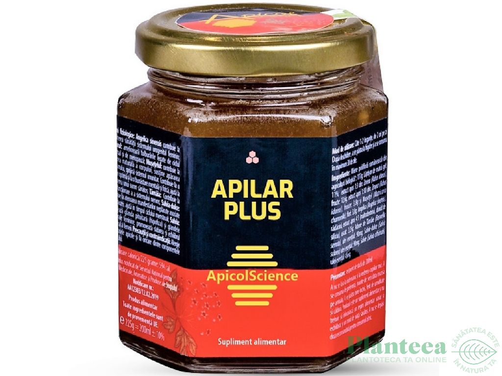 Miere Apilar plus 225g - APICOL SCIENCE