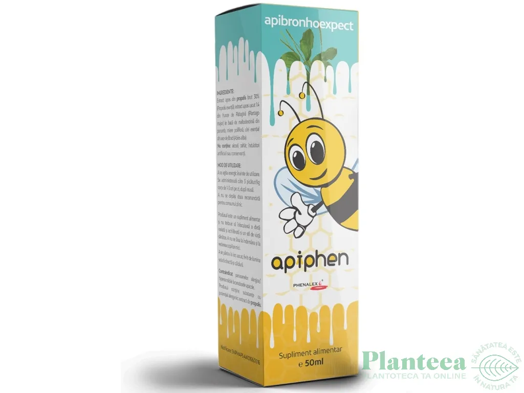 Extract lichid ApiBronhoExpect Apiphen 50ml - PHENALEX