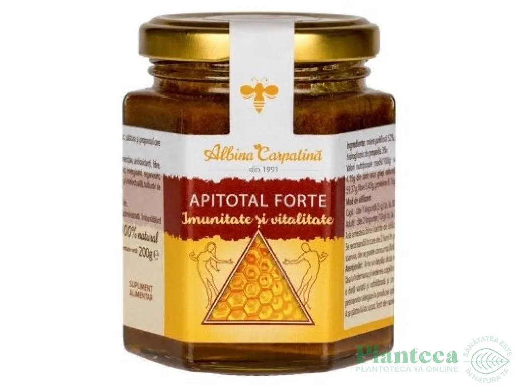 Pasta apicola Apitotal Forte imunitate vitalitate 200g - ALBINA CARPATINA