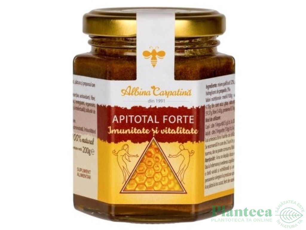 Miere Apitotal Forte imunitate vitalitate 200g - ALBINA CARPATINA