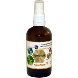 Lotiune ingrijirea pielii cupru coloidal 10ppm AphroPuff 100ml - AQUA NANO