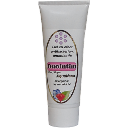 Gel intim protector argint cupru lavanda 50ppm DuoIntim 75ml - AQUA NANO