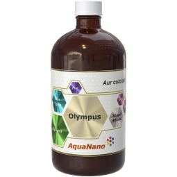 Aur coloidal 30ppm Olimpus 480ml - AQUA NANO