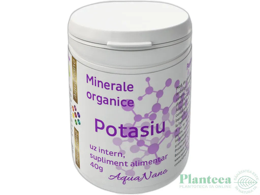 Potasiu organic pulbere Minerale 40g - AQUA NANO
