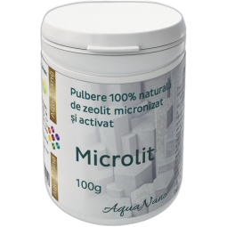 Zeolit micronizat activat pulbere Microlit 100g - AQUA NANO