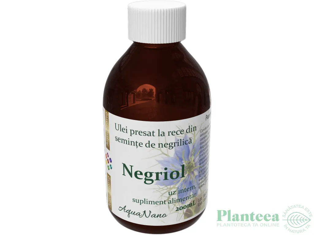 Ulei seminte chimen negru Negriol 200ml - AQUA NANO