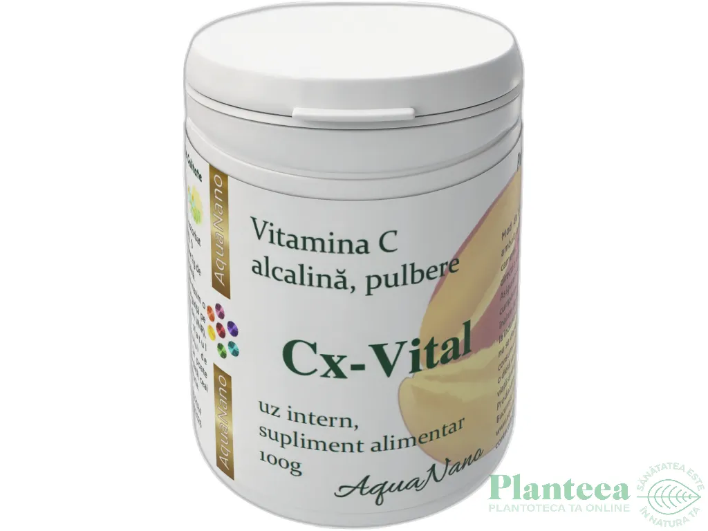 Vitamina C alcalina CX Vital pulbere 100g - AQUA NANO