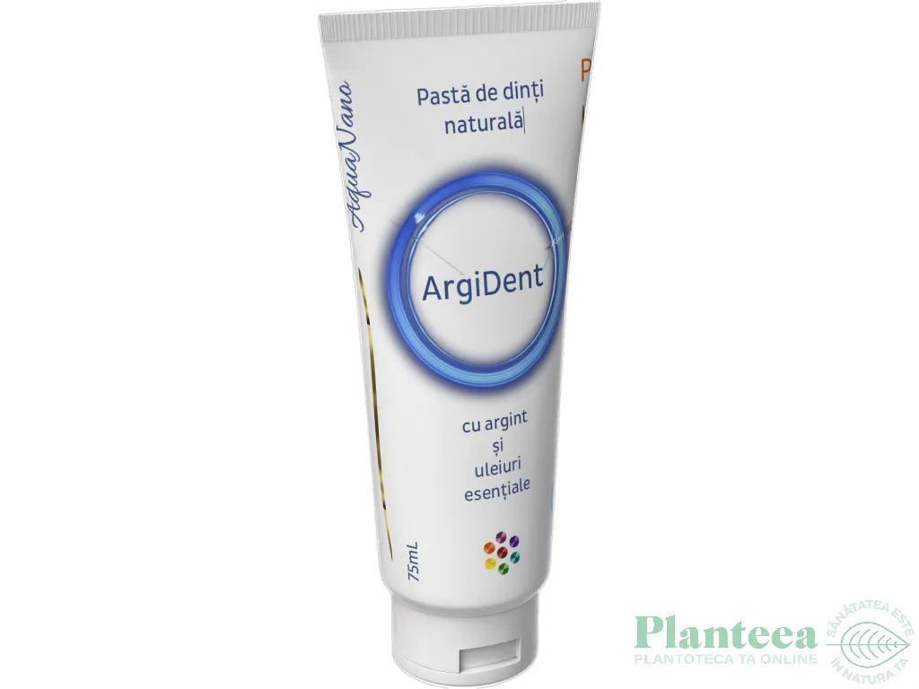 Pasta dinti argint coloidal Argident 75ml - AQUA NANO