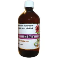 Argint aur platina coloidale 10ppm Elixir 500ml - AQUA NANO