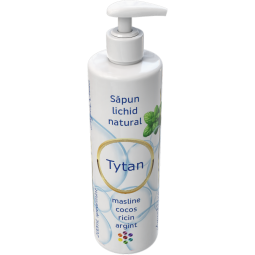 Sapun lichid argint coloidal ulei esential menta creata Tytan 200ml - AQUA NANO