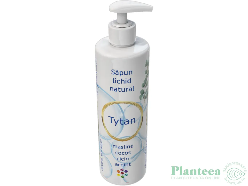 Sapun lichid argint coloidal ulei esential eucalipt Tytan 200ml - AQUA NANO