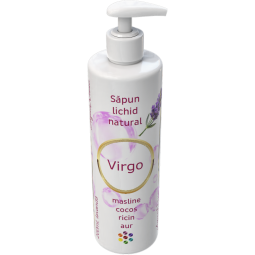 Sapun lichid aur coloidal ulei esential lavanda Virgo 200ml - AQUA NANO
