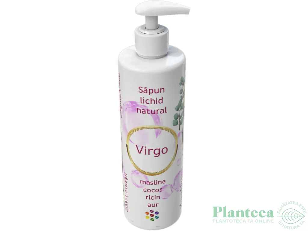 Sapun lichid aur coloidal ulei esential eucalipt Virgo 200ml - AQUA NANO