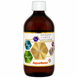 Apa gura cupru argint coloidal 12ppm Bios 200ml - AQUA NANO