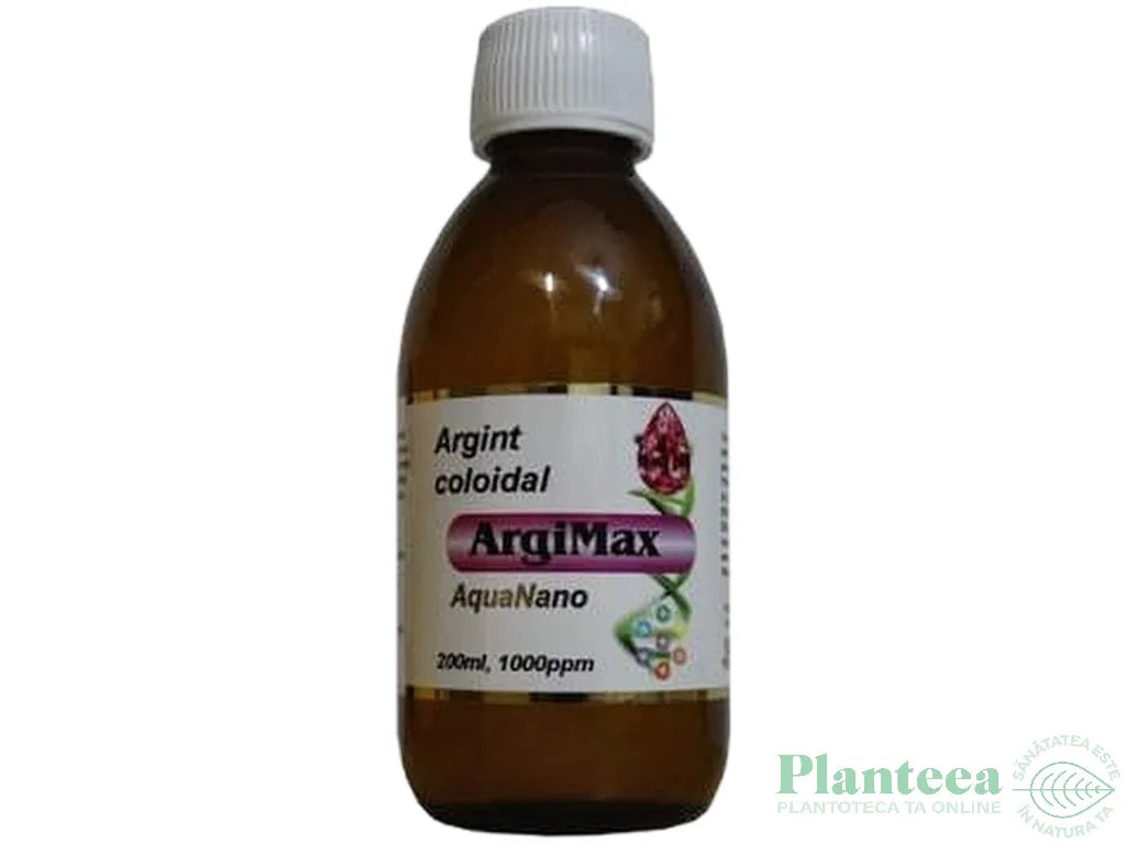 Argint coloidal concentrat 1000ppm ArgiMax 100ml - AQUA NANO