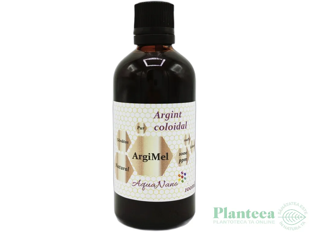 Argint coloidal in miere 1000ppm ArgiMel 100ml - AQUA NANO
