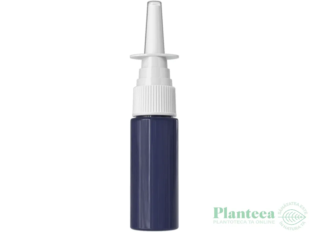 Flacon nazal sticla albastra cu pulverizator 30ml - AQUA NANO